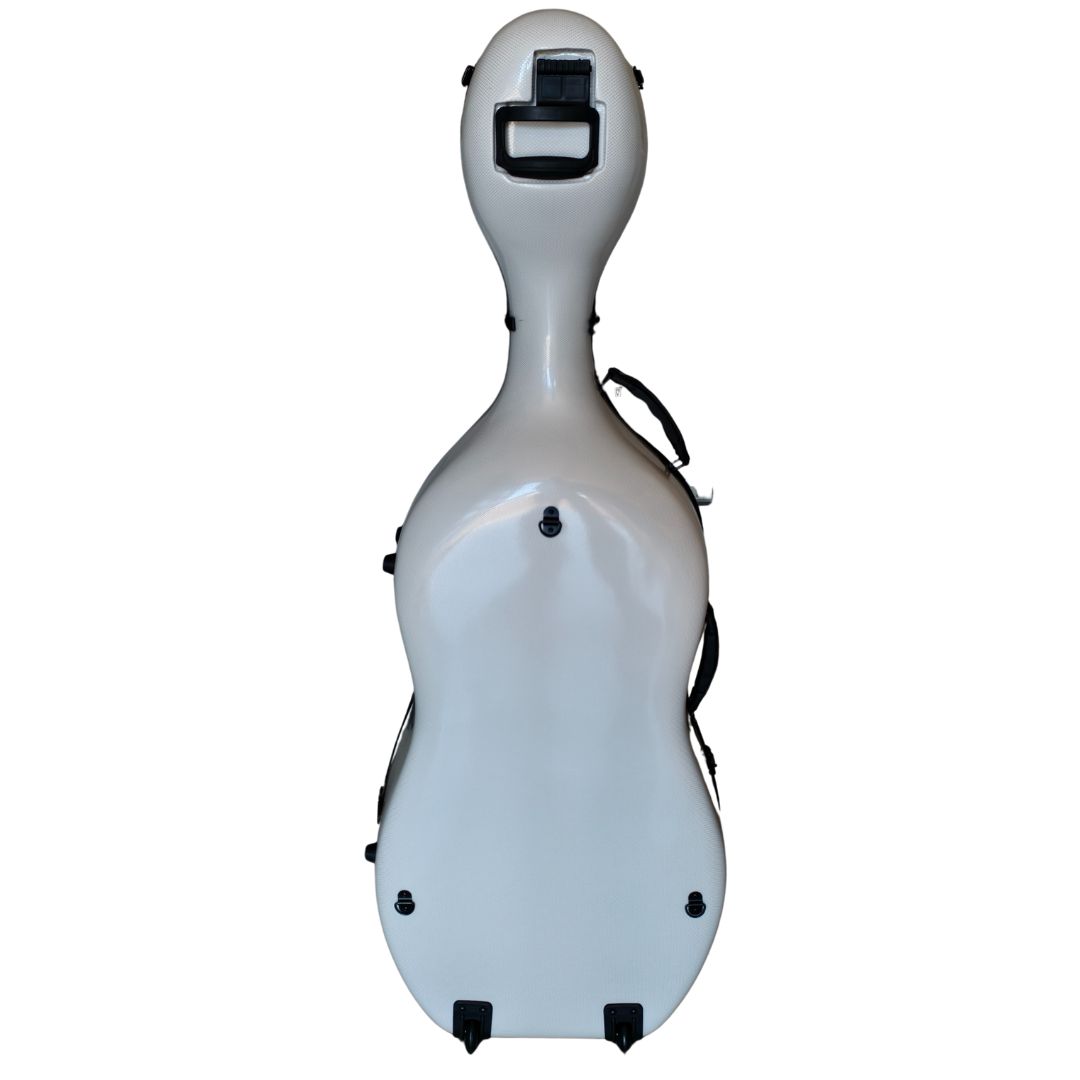 Estuche rígido ultraliviano para cello Blanco - Imagen 4