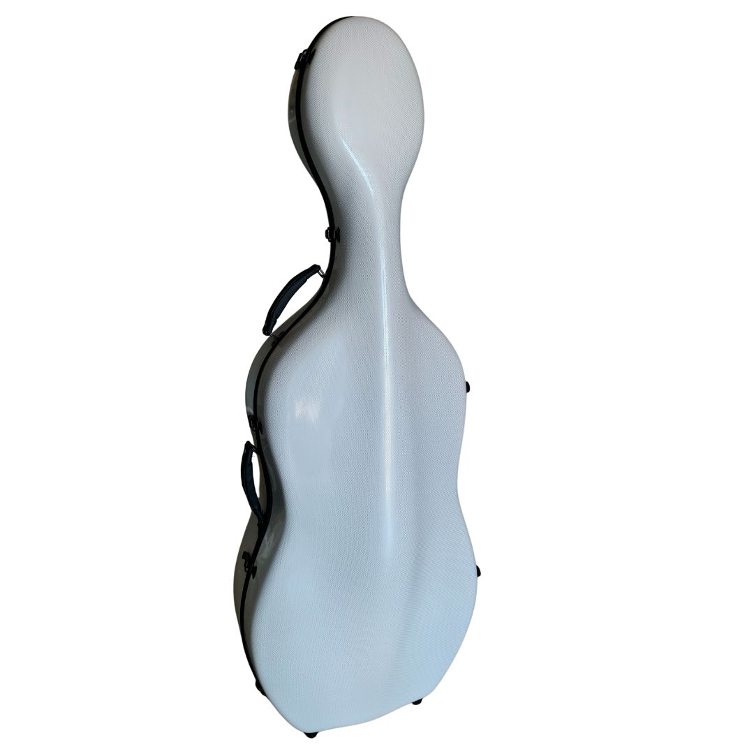 Estuche rígido ultraliviano para cello Blanco - Imagen 2