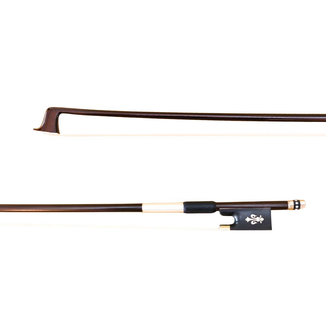 Arco para Violín de fibra de carbono trenzada rojiza - Imagen 2