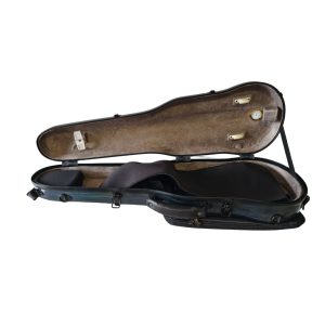 Alternative view of Estuche para violín modelo Clásico color gris