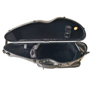 Alternative view of Estuche para violín modelo Medialuna color gris