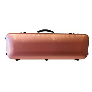 Estuche para violín rosa color rosa con portapartituras desmontable