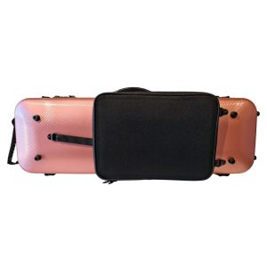 Alternative view of Estuche para violín rosa color rosa con portapartituras desmontable