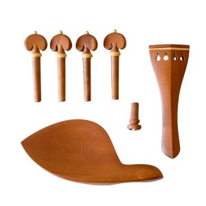 Set de accesorios de boj para violín