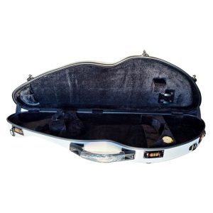 Alternative view of Estuche para violín modelo Medialuna color blanco