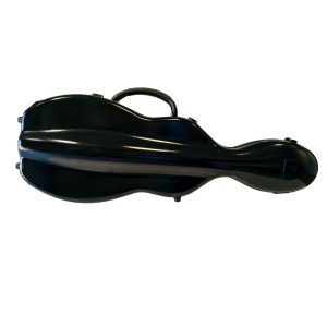 Estuche fibra de vidrio modelo Minicello para violín color negro