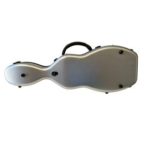 Alternative view of Estuche fibra de vidrio modelo Minicello para violín color gris