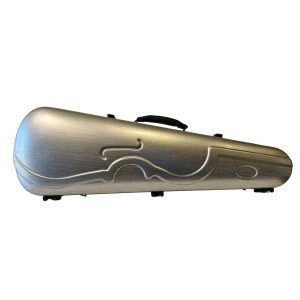 Estuche para violín modelo Sonata color gris metal